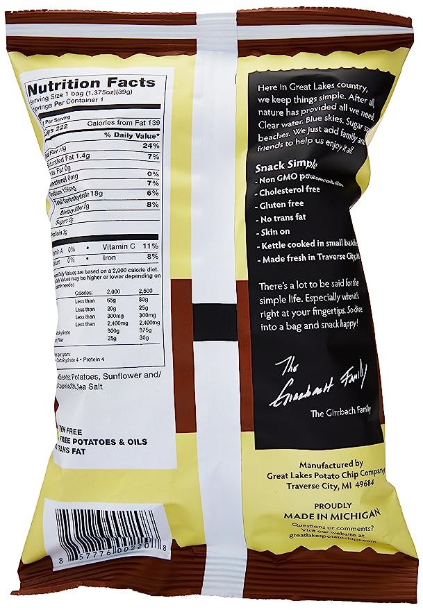 Great Lakes Potato Chip Co - Original (1.375 oz)