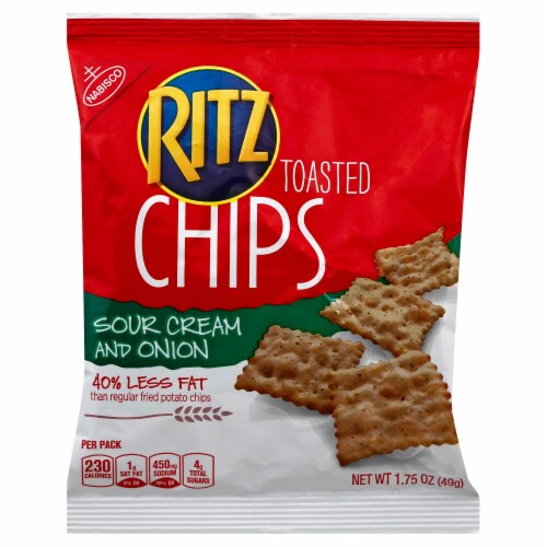 Ritz Toasted Chips Sour Cream and Onion (1.75oz)