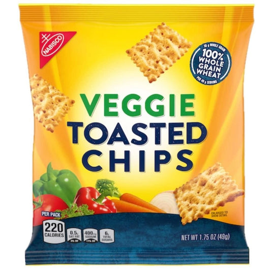 Nabisco Wheat Thins Veggie Toasted Chips, 1.75 Ounce