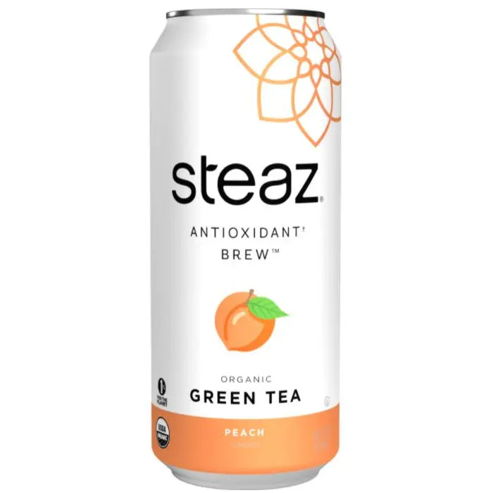 Steaz Organic Green Tea Peach (16 oz)
