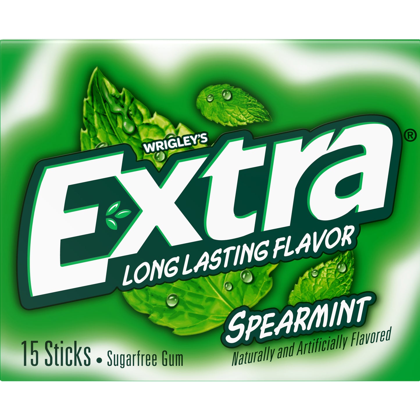 Extra Spearmint Gum (15 sticks)