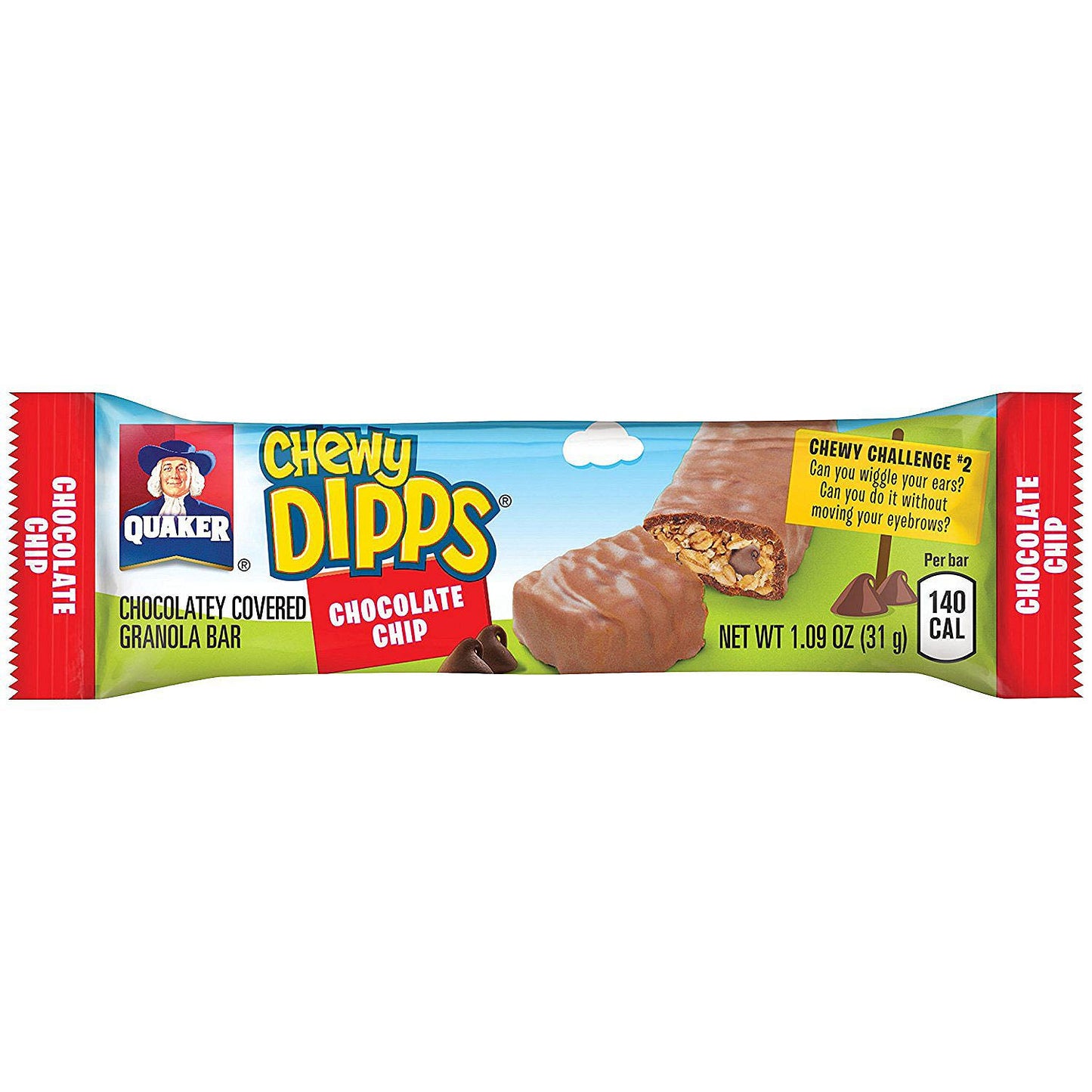 Quaker Chewy Dipps Granola Bar - Chocolate Chip