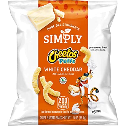 Cheetos - Simply White Cheddar Puffs (1.25 oz)