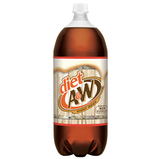 Diet A&W Root Beer Bottle (20 oz)